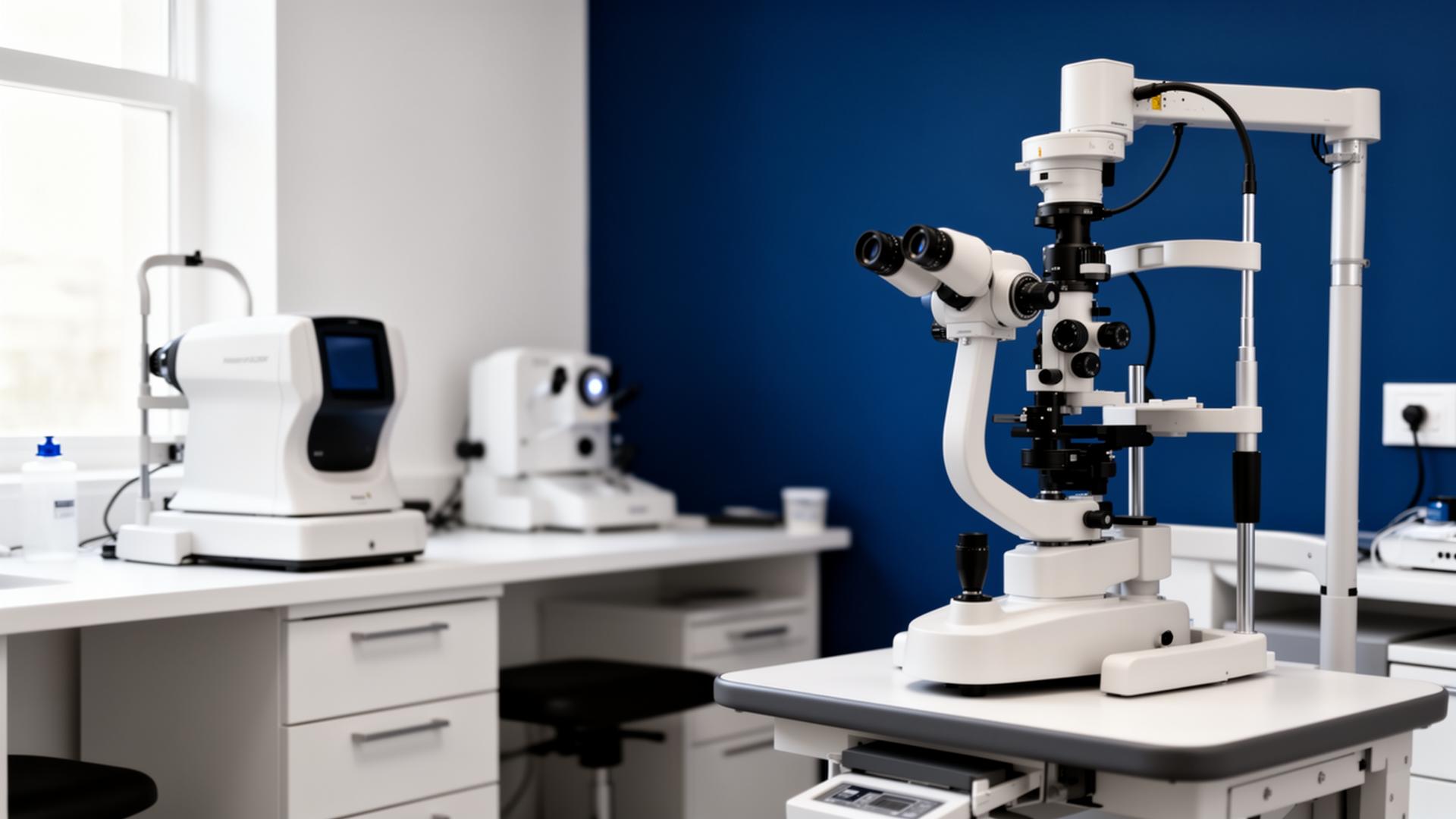 Modern ophthalmology laboratory